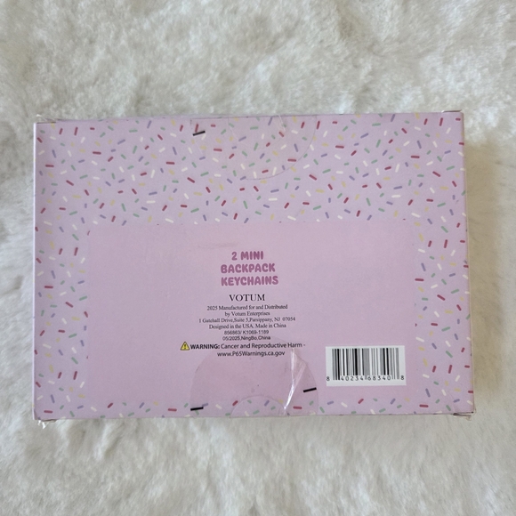 Simple Pleasures Mini Backpack Keychain - Picture 2 of 5